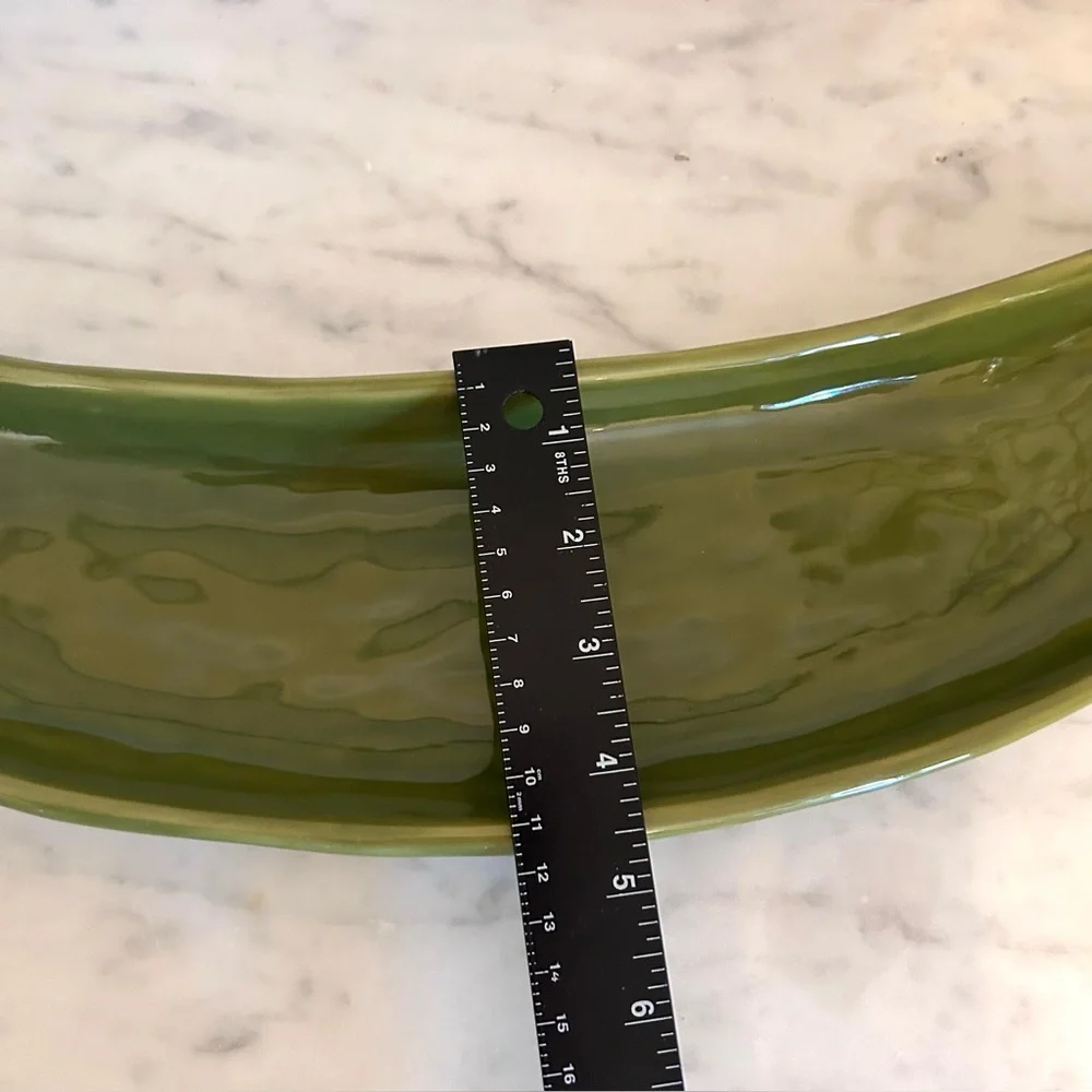 Pottery Barn garden crudité serving dish.